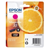 Epson 33 (T3343) cartucho de tinta magenta (original) C13T33434010 C13T33434012 026860