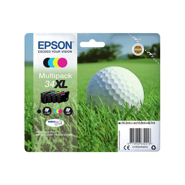 Epson 34XL Pack ahorro (original) C13T34764010 C13T34764020 652022 - 1