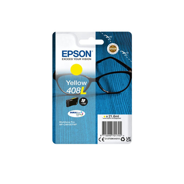 Epson 408XL cartucho de tinta amarillo XL (original) C13T09K44010 024130 - 1