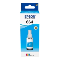 Epson 664 (T6642) botella de tinta cian (original) C13T664240 903627