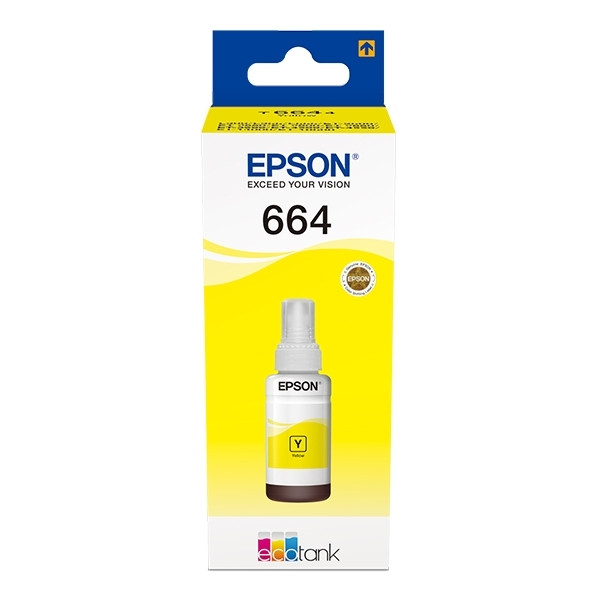 Epson 664 (T6644) botella de tinta amarilla (original) C13T664440 903560 - 1