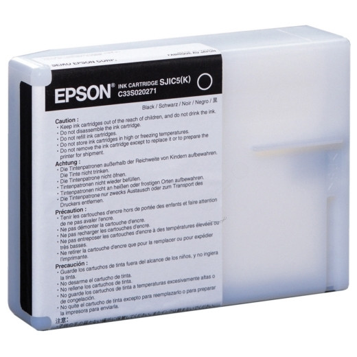 Epson C33S020271 (SJIC5) cartucho de tinta negro (original) C33S020271 080192 - 1