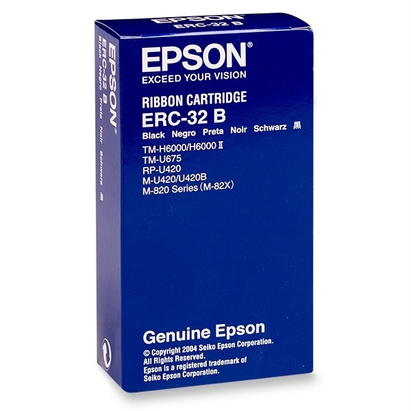 Epson ERC32B cinta entintada negra (original) C43S015371 080150 - 1