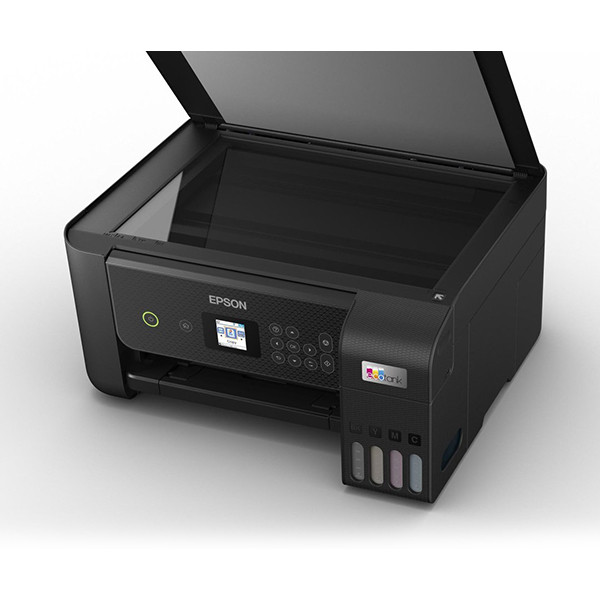 Epson EcoTank ET-2826, Impresora WiFi A4 Multifunción con Depósito de Tinta  Recargable y Pantalla LCD, 3 en 1: Impresión, Copiadora, Escáner, Mobile  Printing, Blanco : : Electrónicos