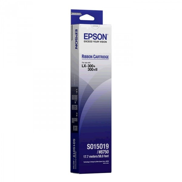 Epson S015019 (#8750) cinta entintada negra (original) C13S015019 080000 - 1