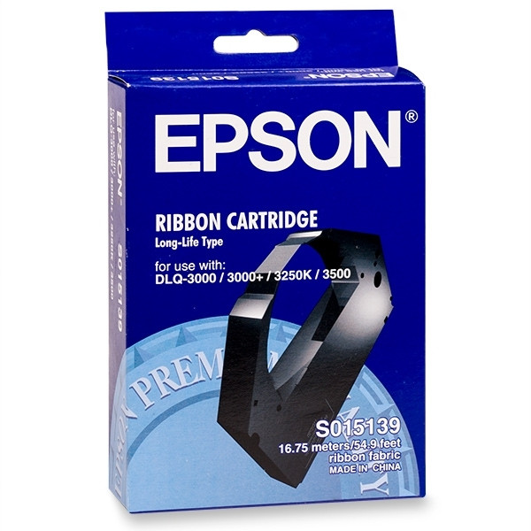 Epson S015139 cinta entintada negra (original) C13S015139 080186 - 1