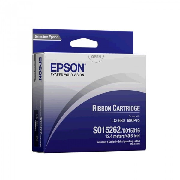 Epson S015262 cinta entintada negra (original) C13S015262 080080 - 1