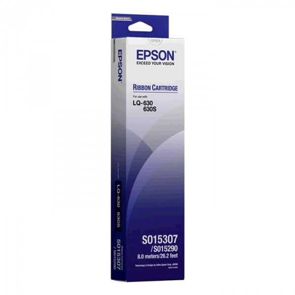 Epson S015307 cinta entintada negra (original) C13S015307 080090 - 1