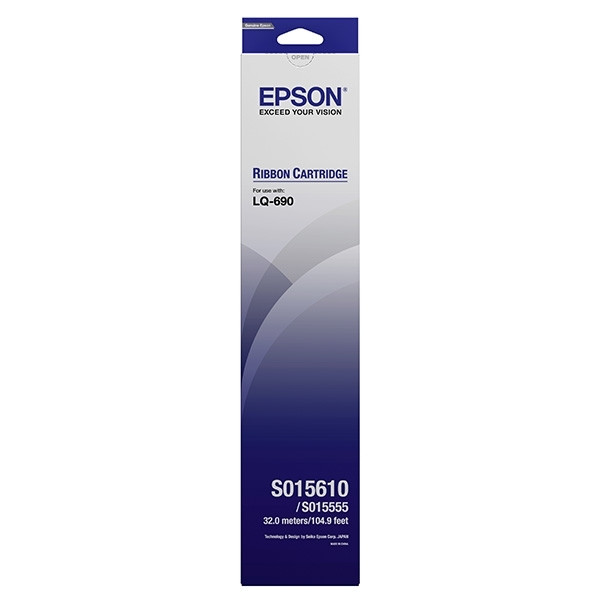 Epson S015610 cinta entintada negra (original) C13S015610 083150 - 1