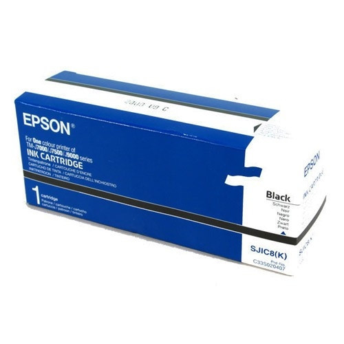 Epson S020407 (SJIC8) cartucho de tinta negro (original) C33S020407 080164 - 1