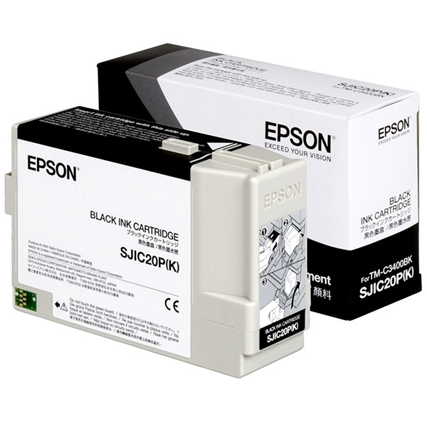 Epson S020490 (SJIC20P) cartucho de tinta negro (original) C33S020490 080200 - 1