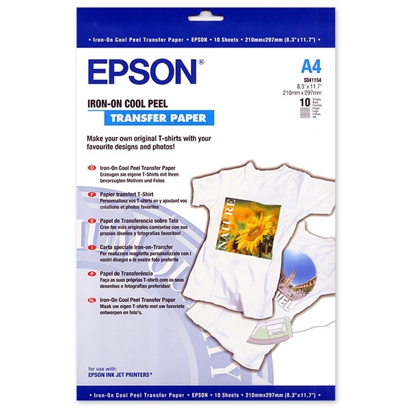 Epson S041154 papel transferencia textil (10 hojas) C13S041154 064646 - 1