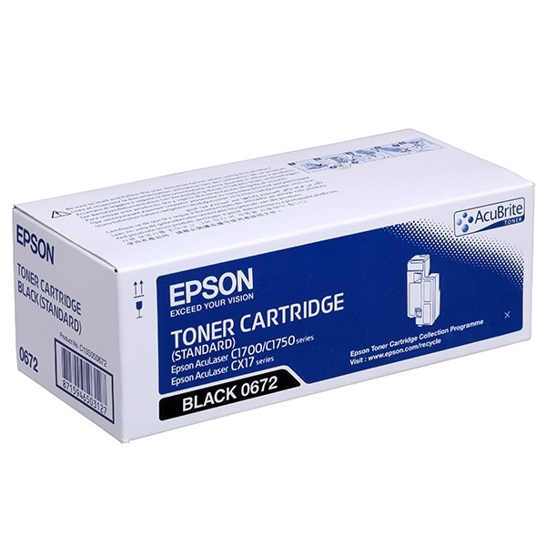 Epson S050672 toner negro (original) C13S050672 028264 - 1