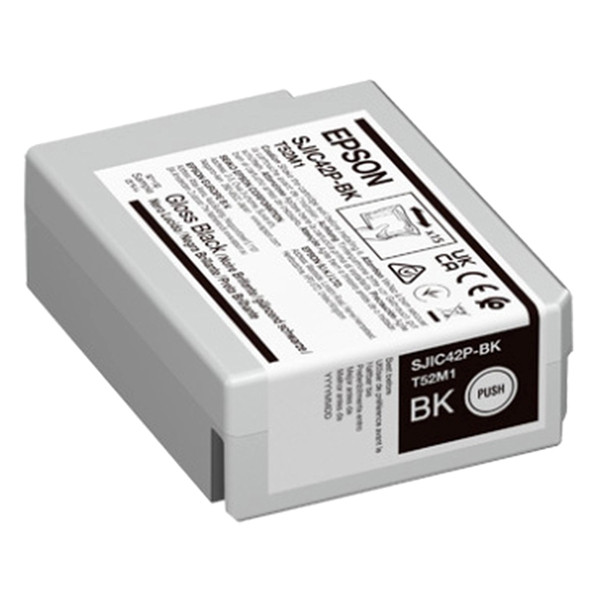 Epson SJIC42P-BK cartucho de tinta negro (original) C13T52M140 084328 - 1