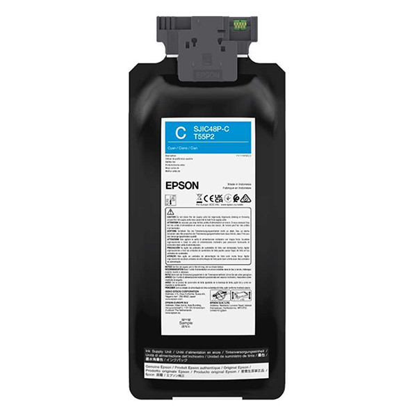 Epson SJIC48P-C cartucho de tinta cian (original) C13T55P240 083696 - 1