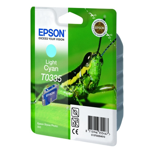 Epson T0335 cartucho cian claro (original) C13T03354010 021200 - 1