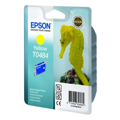 Epson T0484 cartucho de tinta amarillo (original) C13T04844010 022590 - 1