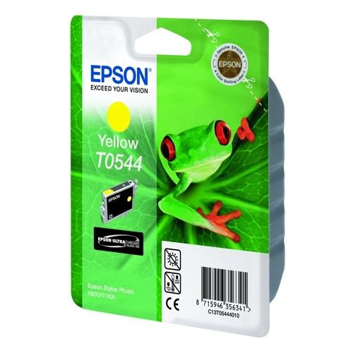 Epson T0544 cartucho de tinta amarillo (original) C13T05444010 022730 - 1