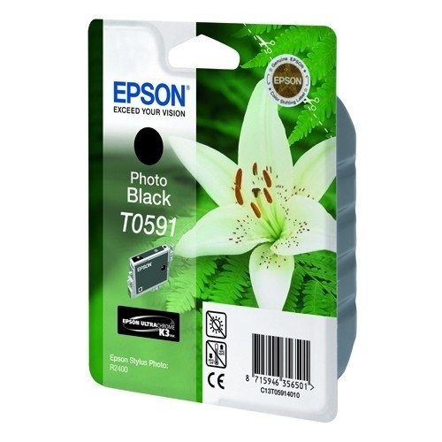 Epson T0591 cartucho negro foto (original) C13T05914010 901947 - 1