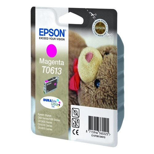 Epson T0613 cartucho de tinta magenta (original) C13T06134010 023010 - 1