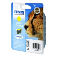 Epson T0714 cartucho de tinta amarillo (original) C13T07144011 C13T07144012 023060