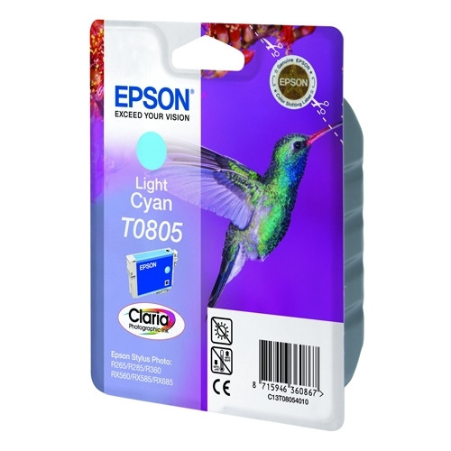 Epson T0805 cartucho cian claro (original) C13T08054011 023090 - 1