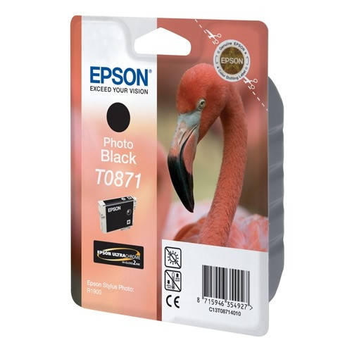 Epson T0871 cartucho negro foto (original) C13T08714010 023302 - 1