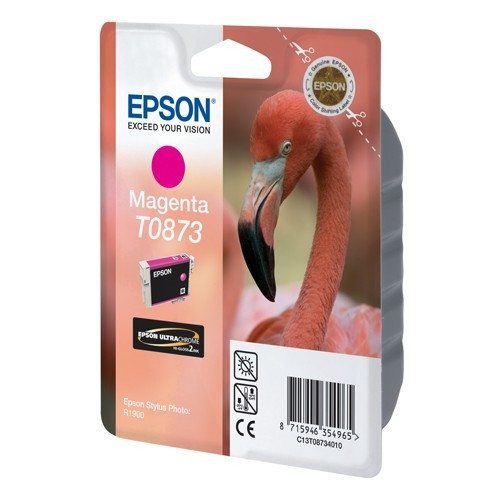 Epson T0873 cartucho de tinta magenta (original) C13T08734010 902964 - 1