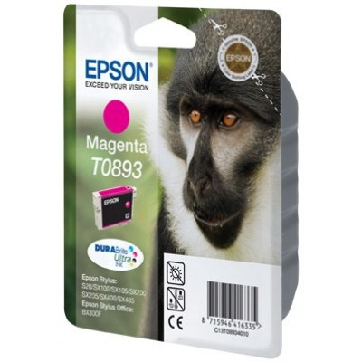 Epson T0893 cartucho de tinta magenta (original) C13T08934011 023320 - 1