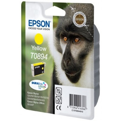 Epson T0894 cartucho de tinta amarillo (original) C13T08944011 C13T08944012 023322 - 1