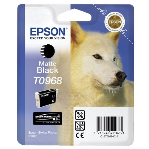 Epson T0968 cartucho de tinta negro mate (original) C13T09684010 023340 - 1