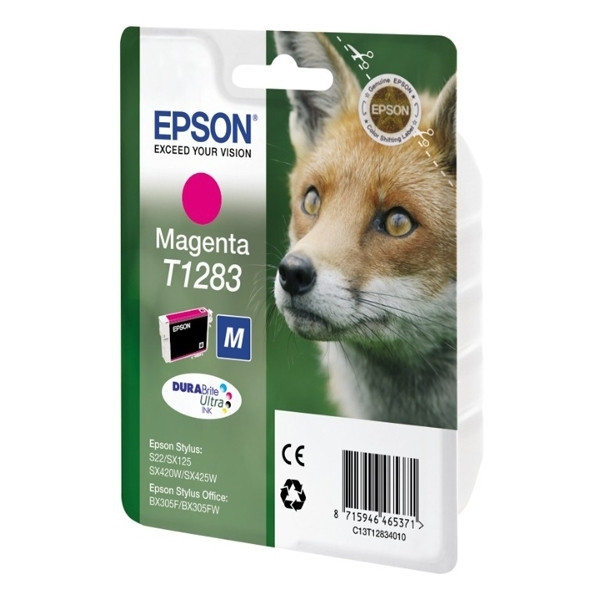 Epson T1283 cartucho de tinta magenta (original) C13T12834011 C13T12834012 026278 - 1