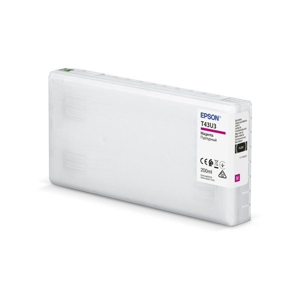 Epson T43U cartucho de tinta magenta (original) C13T43U340 083450 - 1