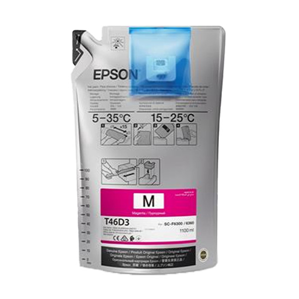 Epson T46D340 cartucho de tinta magenta (original) C13T46D340 083470 - 1