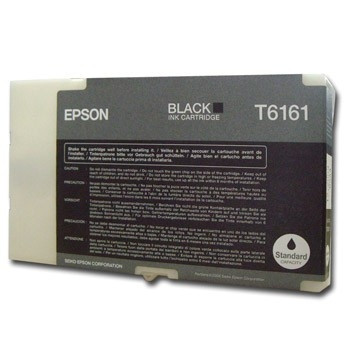 Epson T6161 cartucho de tinta negro (original) C13T616100 026166 - 1