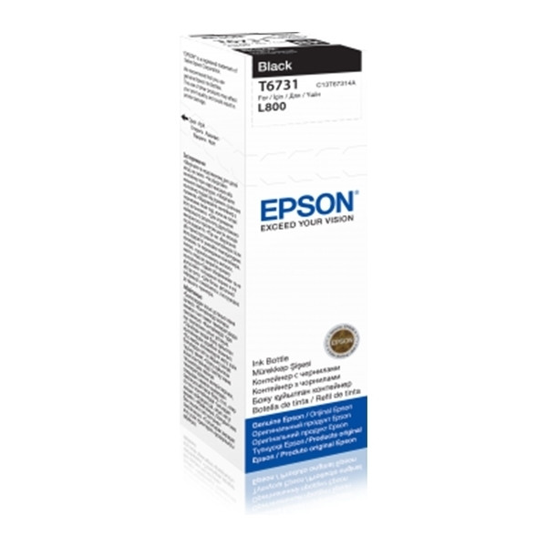 Epson T6731 botella de tinta negra (original) C13T67314A 904190 - 1