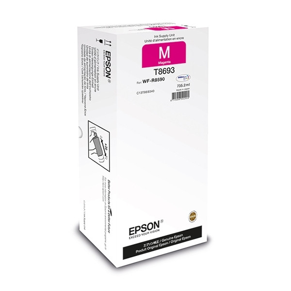 Epson T8693 cartucho de tinta magenta XXL (original) C13T869340 027076 - 1