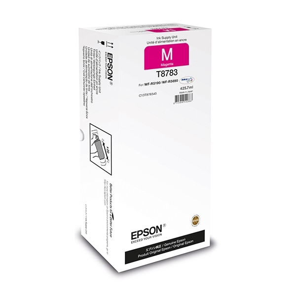 Epson T8783 cartucho de tinta magenta XXL (original) C13T878340 027092 - 1