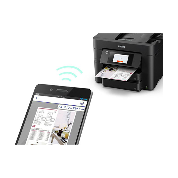 Epson Workforce Pro WF-4830DTWF con wifi (4 en 1) Impresora de inyección de tinta A4 multifunción C11CJ05402 831764 - 4