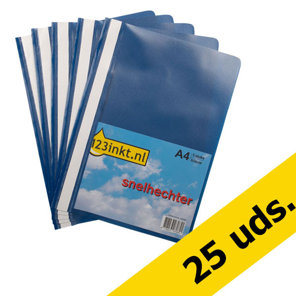 Fástener azul 123tinta A4 (25 piezas) K-22039C 300546 - 1