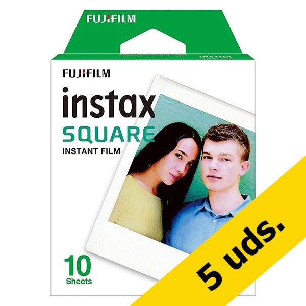 FujiFilm Papel fotográfico Fujifilm instax square - Pack 50 hojas  426319 - 1