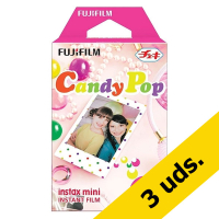 Papel fotografico Fujifilm instax mini Candy Pop - pack 30 hojas