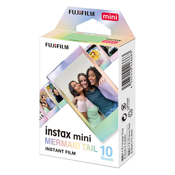 FujiFilm Papel fotografico Fujifilm instax mini film Mermaid Tail 10 hojas 16648402 150858 - 2