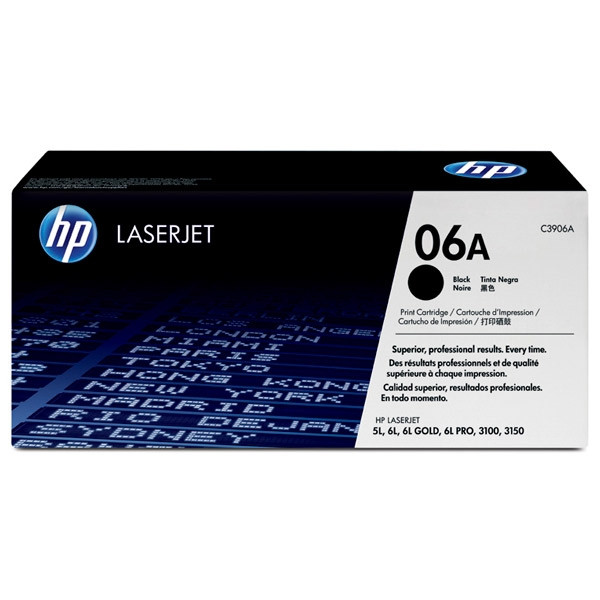 HP 06A (C3906A) toner negro (original) C3906A 032082 - 1