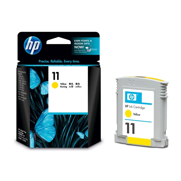 HP 11 (C4838AE) cartucho de tinta amarillo (original) C4838AE 030410 - 1