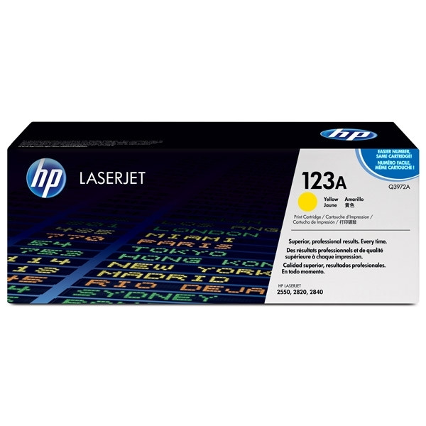 HP 123A (Q3972A) toner amarillo (original) Q3972A 039480 - 1