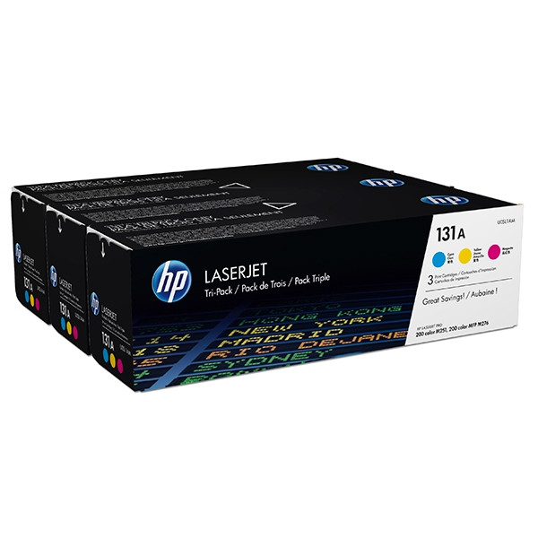 HP 131A multipack cian/magenta/amarillo (original) U0SL1AM 054810 - 1