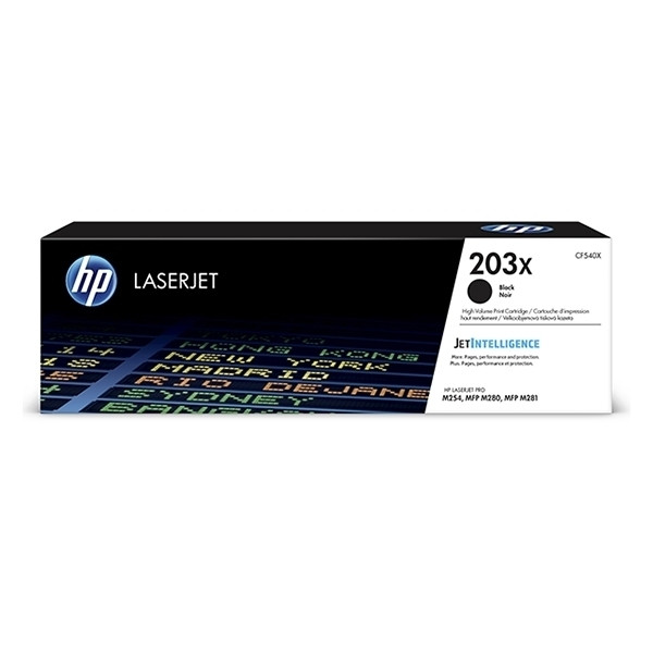 HP 203X (CF540X) toner negro XL (original) CF540X 055210 - 1