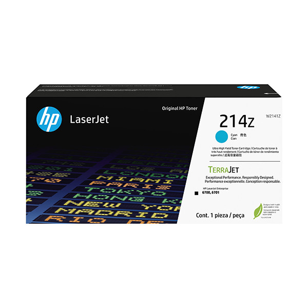 HP 214Z (W2141Z) toner cian XXXL (original) W2141Z 133070 - 1