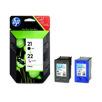 HP 21/ 22 (SD367AE) multipack negro + color (original) SD367AE 044170